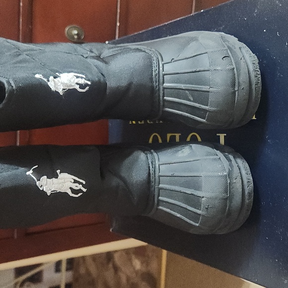 Worn 3 Black/Grey Polo Boots - Picture 2 of 3